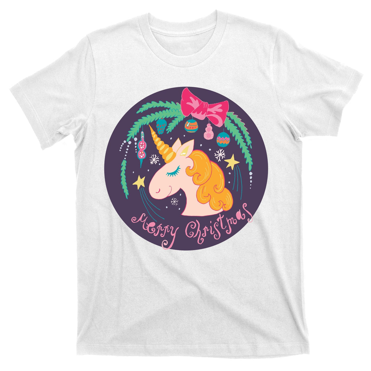 Merry Christmas Unicorn T-Shirt product image 11