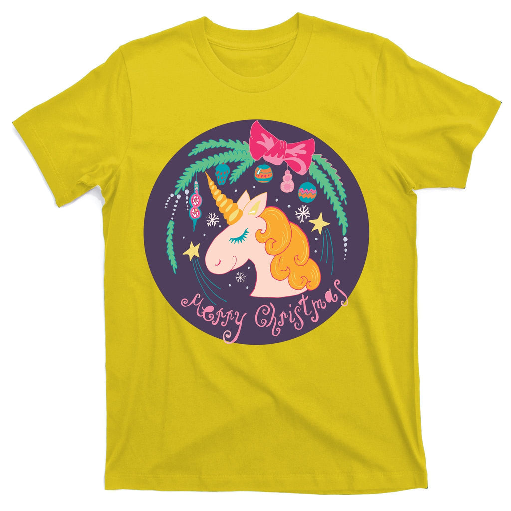 Merry Christmas Unicorn T-Shirt product image 3