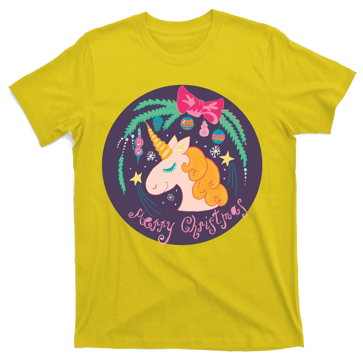 Merry Christmas Unicorn T-Shirt product image 3