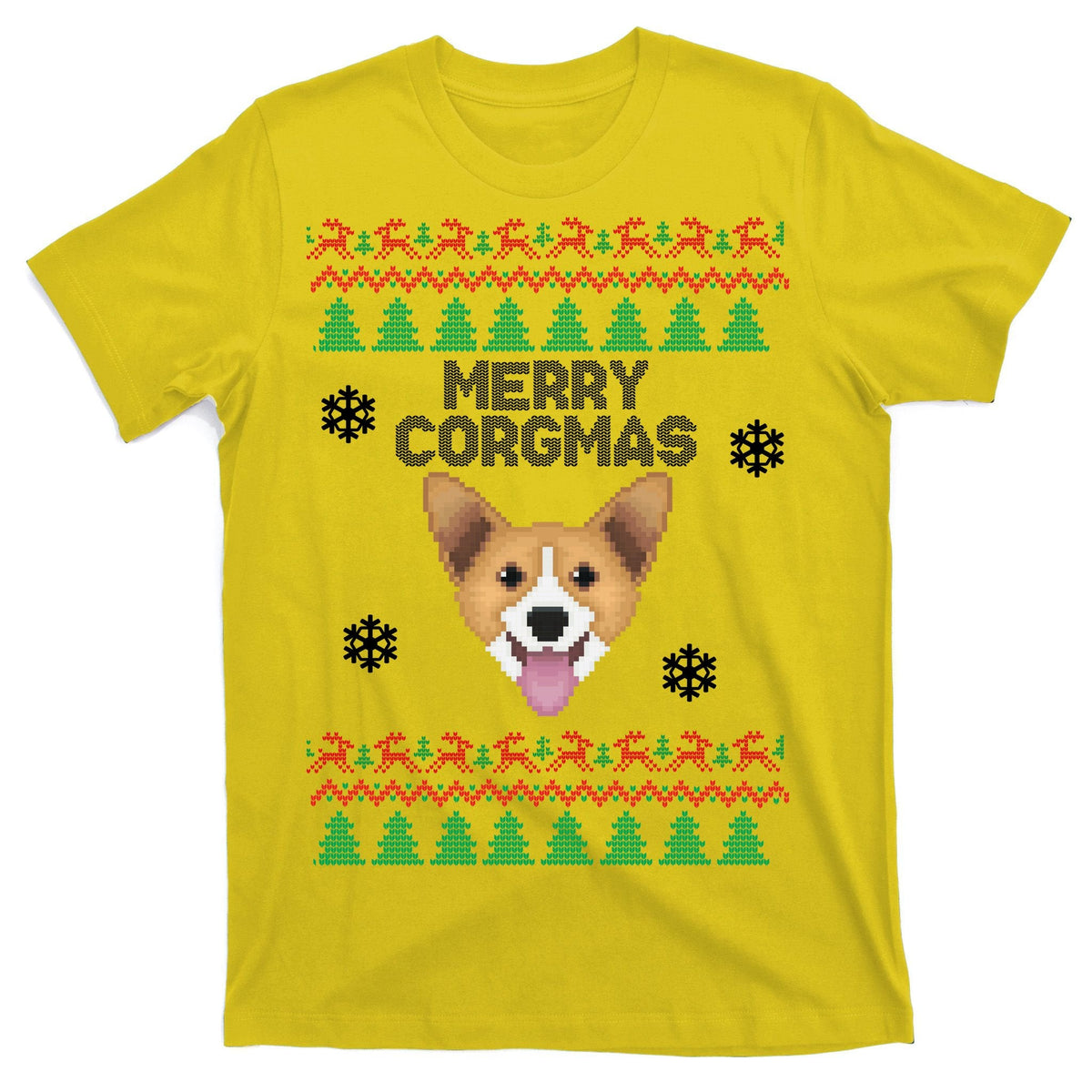 Merry Corgmas Ugly Christmas T-Shirt product image 3