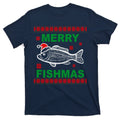 Merry Fishmas Ugly Christmas T-Shirt product image 1