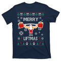 Merry Liftmas Ugly Christmas T-Shirt product image 1
