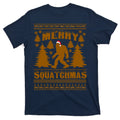 Merry Squatchmas Ugly Christmas Sweater T-Shirt product image 1