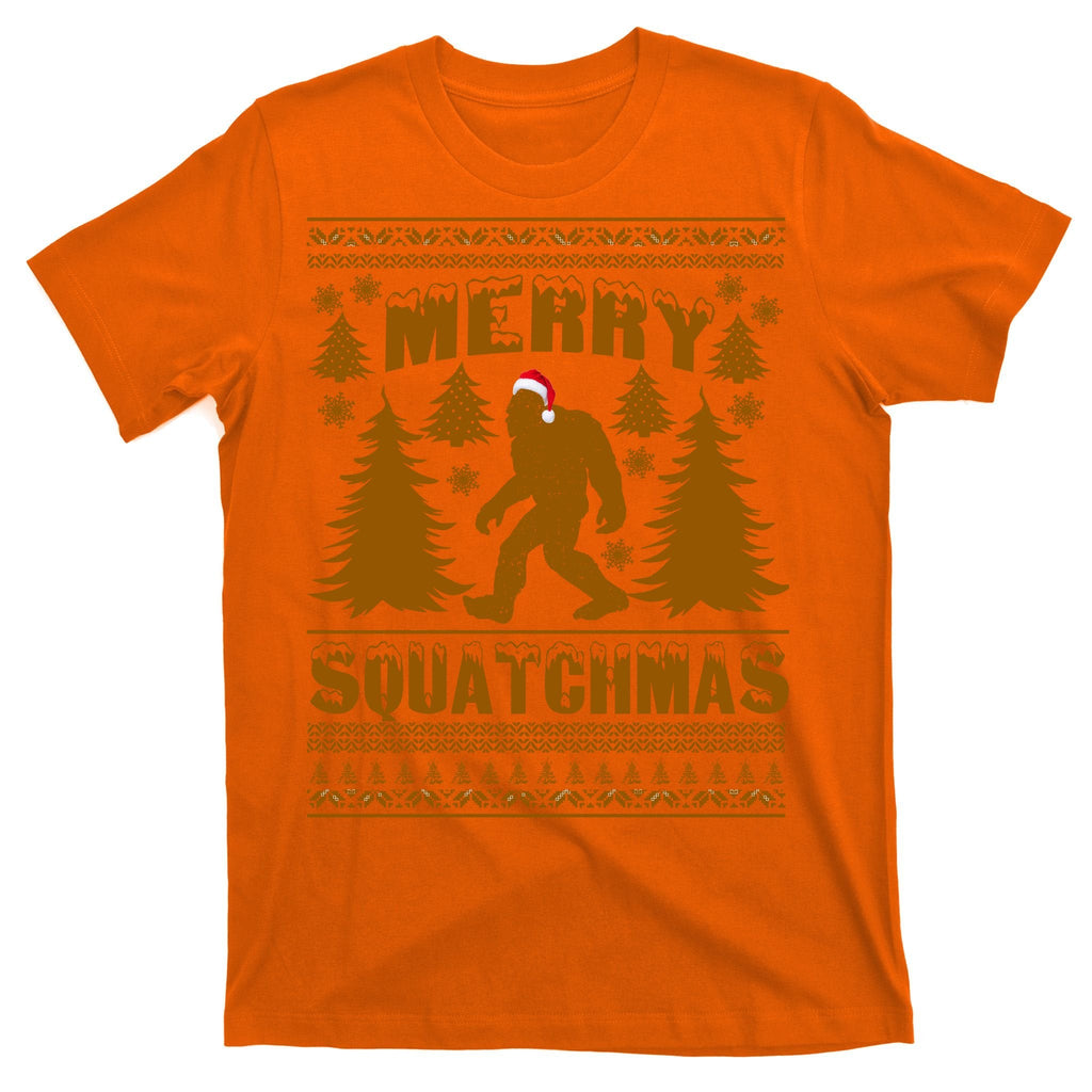 Merry Squatchmas Ugly Christmas Sweater T-Shirt product image 5