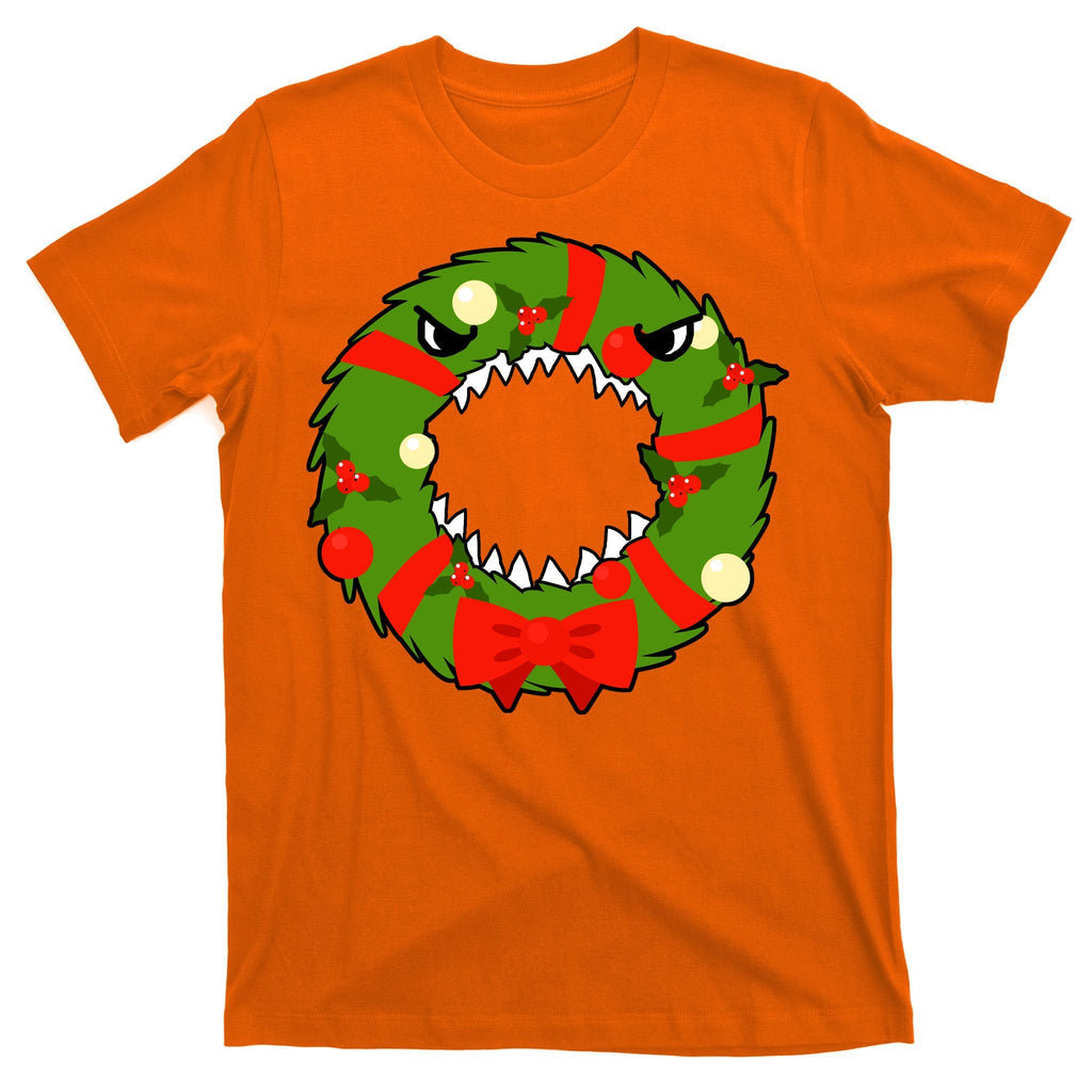 Monster Killer Christmas Wreath T-Shirt product image 5
