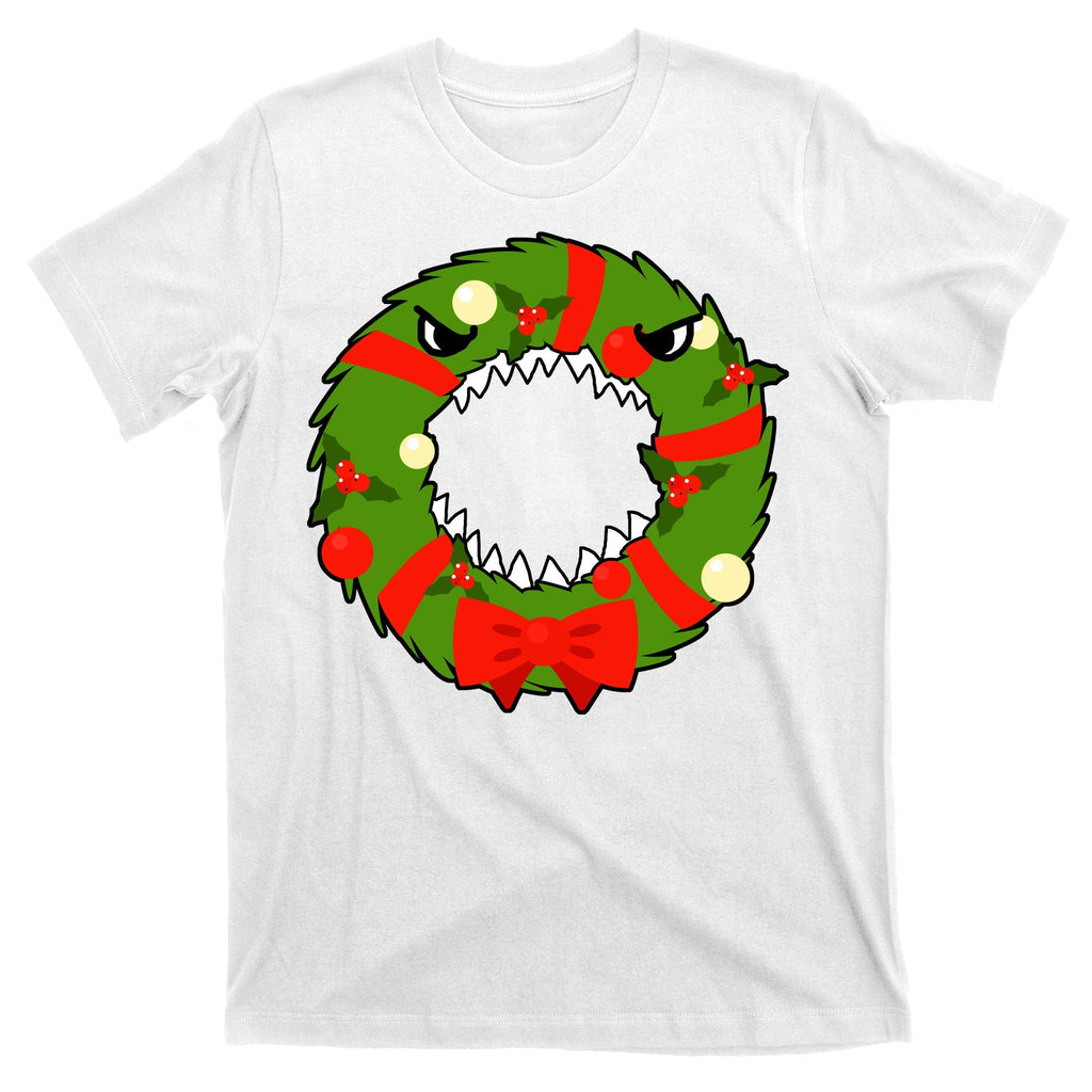 Monster Killer Christmas Wreath T-Shirt product image 11