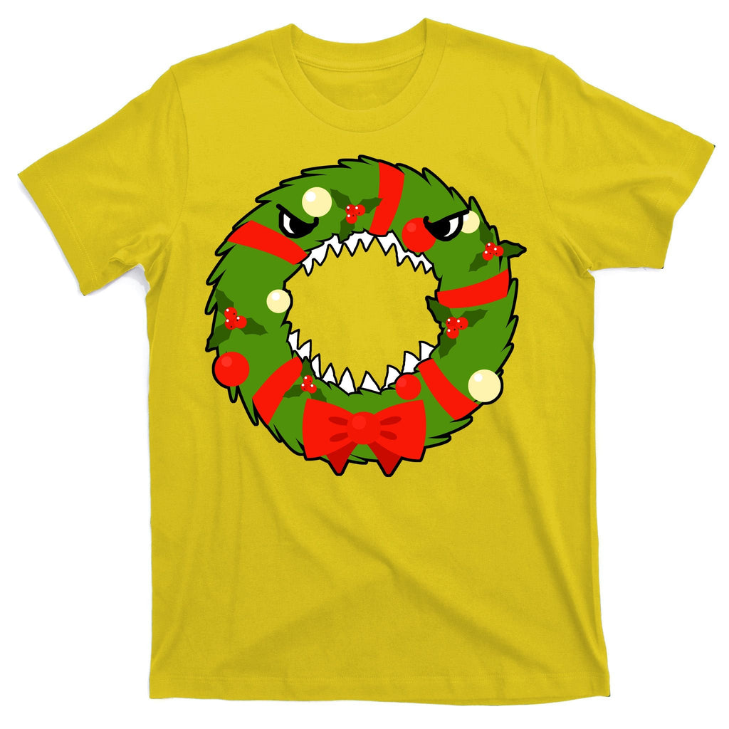 Monster Killer Christmas Wreath T-Shirt product image 3