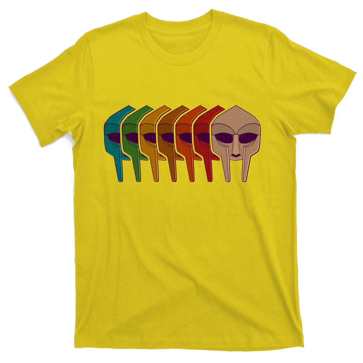 Multi Color MF DOOM Masks T-Shirt product image 3