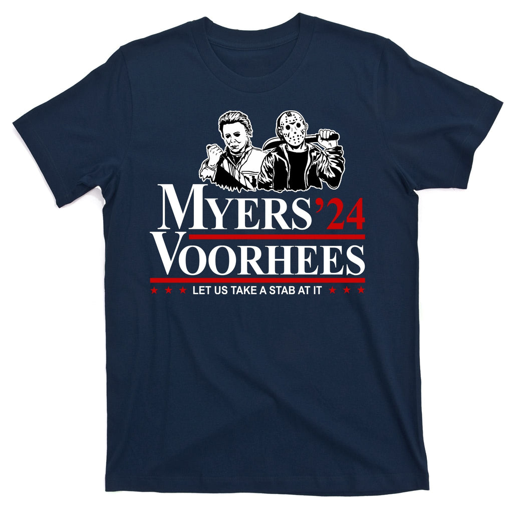 Myers Voorhees 24 Let Us Take A Stab At It Funny Scary product image 1
