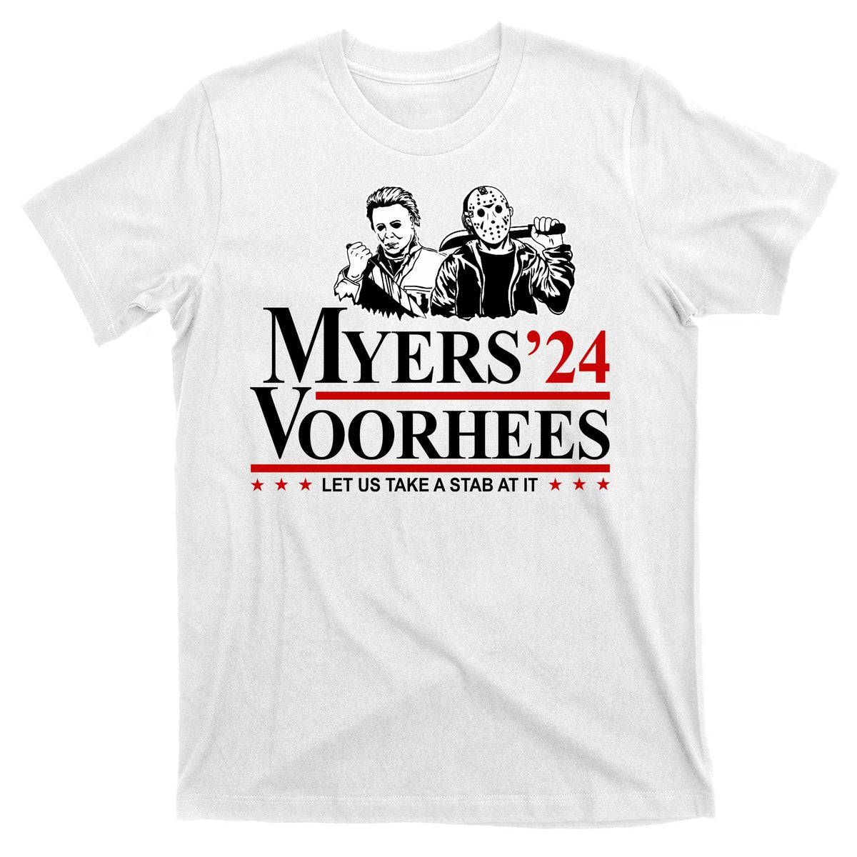 Myers Voorhees 24 Let Us Take A Stab At It Funny Scary product image 11