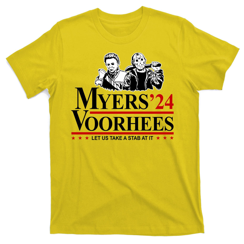 Myers Voorhees 24 Let Us Take A Stab At It Funny Scary product image 3
