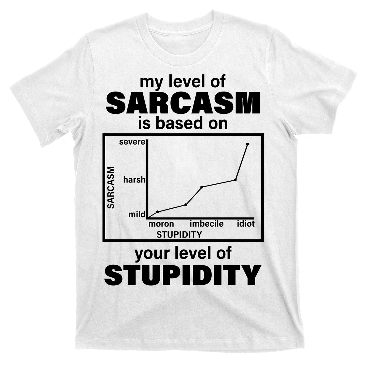 My Level Of Sarcasm Depends On Your Of Stupidity T-Shirt product image 11