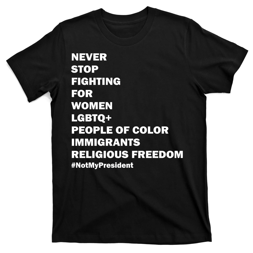 #NotMyPresident Not My President Quote T-Shirt product image 7