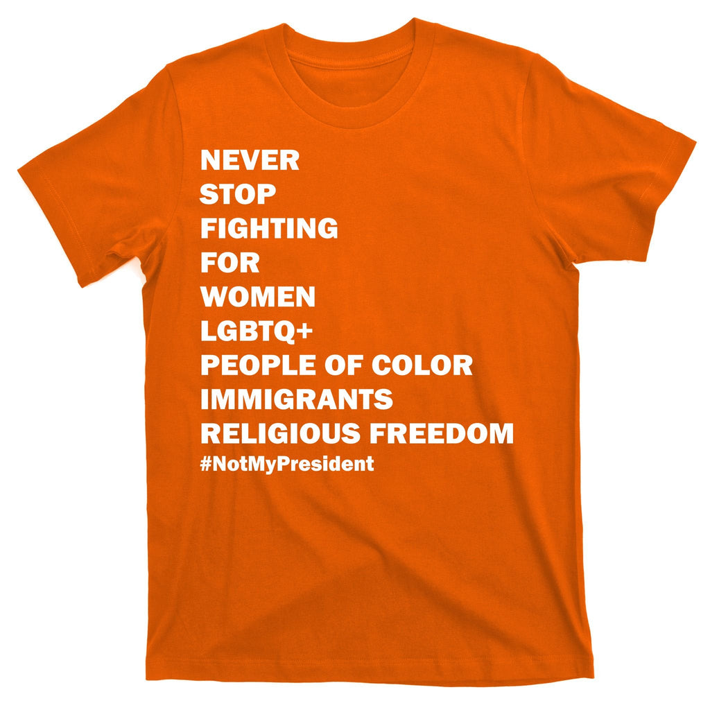 #NotMyPresident Not My President Quote T-Shirt product image 5