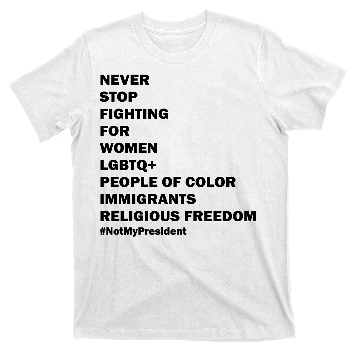 #NotMyPresident Not My President Quote T-Shirt product image 11