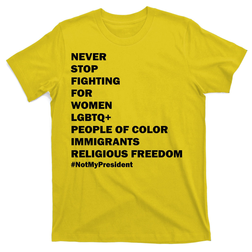 #NotMyPresident Not My President Quote T-Shirt product image 3