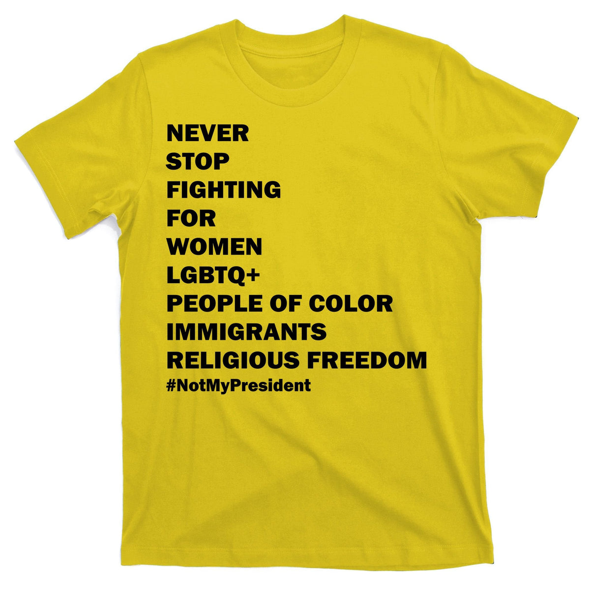 #NotMyPresident Not My President Quote T-Shirt product image 3