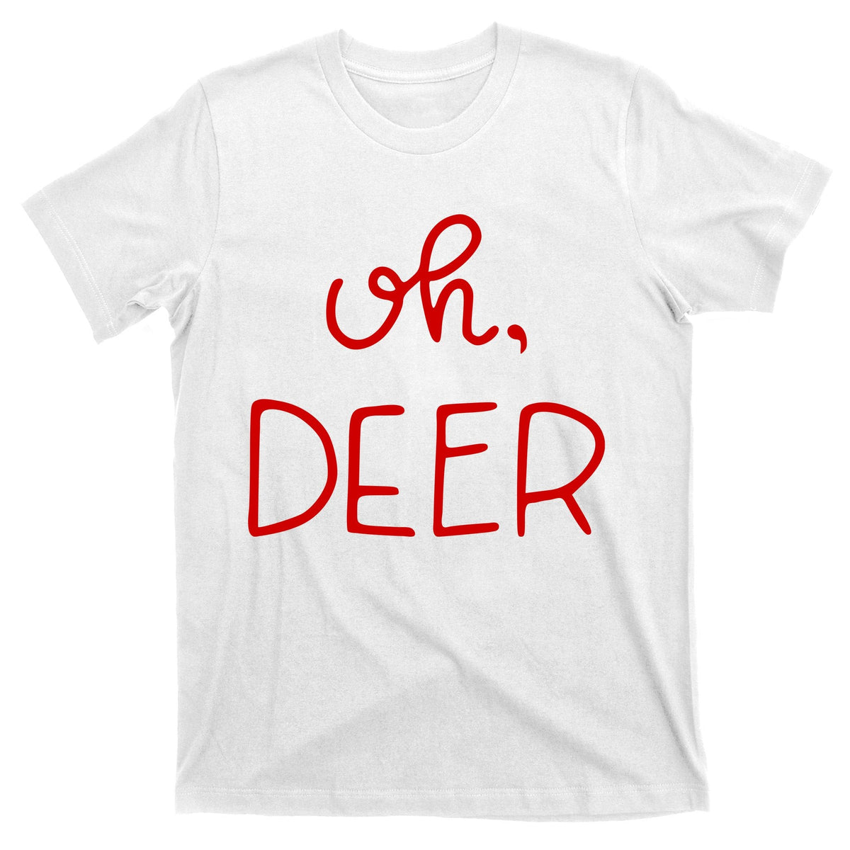 Oh Deer Christmas Cute T-Shirt product image 11