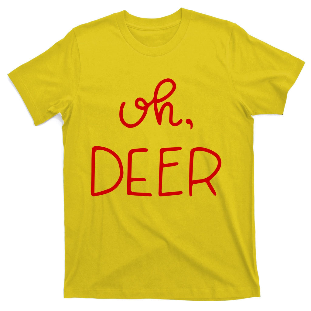 Oh Deer Christmas Cute T-Shirt product image 3
