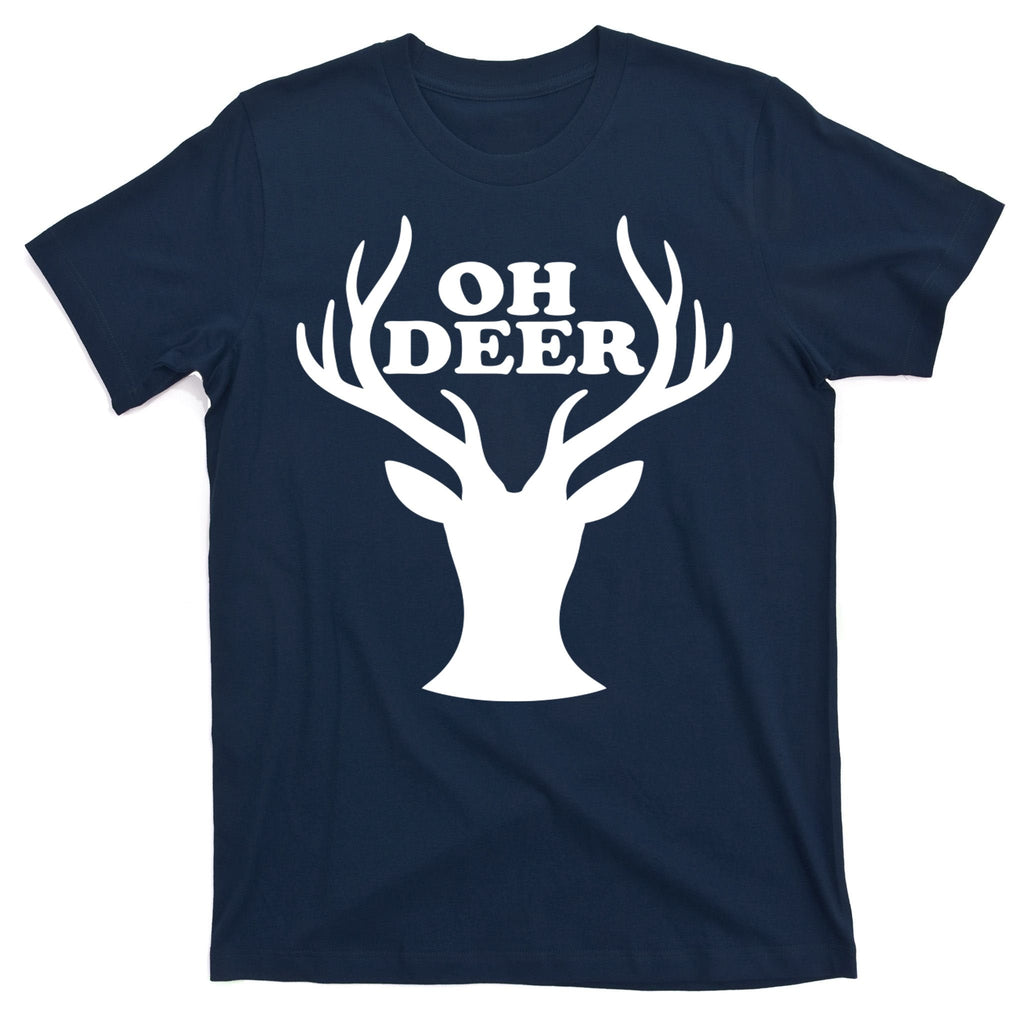 Oh Deer Funny Christmas T-Shirt product image 1