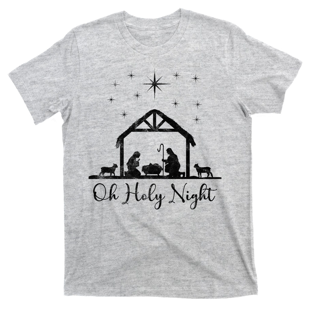 Oh Holy Night Jesus Stable In Bethlehem T-Shirt product image 9
