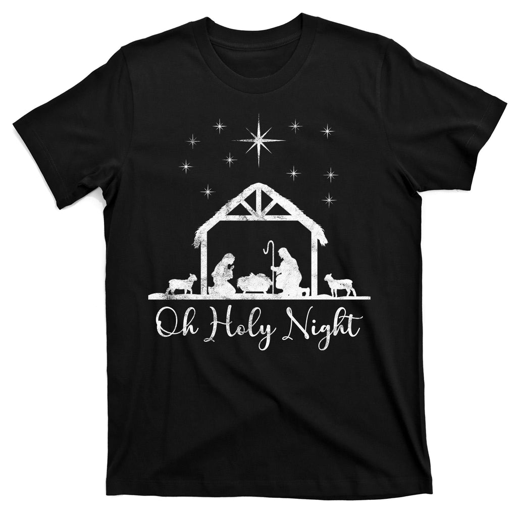 Oh Holy Night Jesus Stable In Bethlehem T-Shirt product image 7