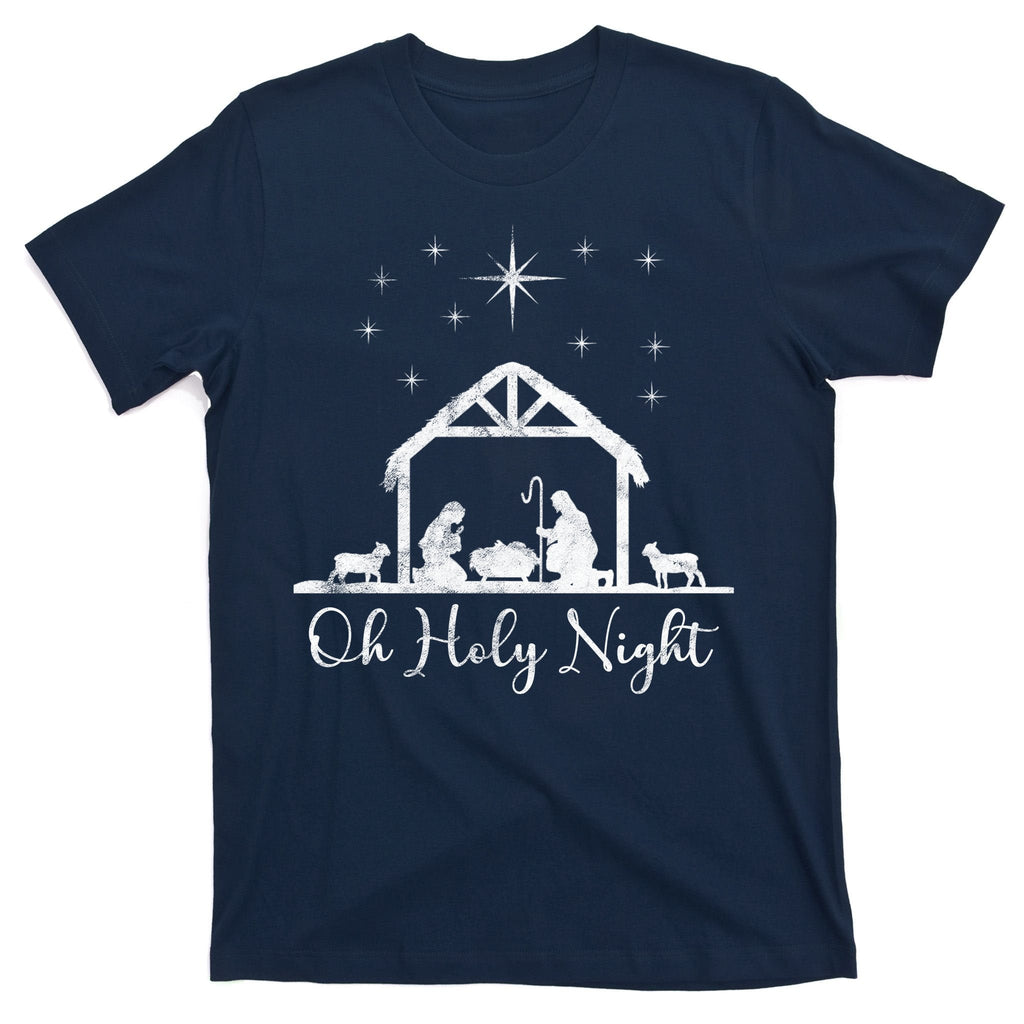 Oh Holy Night Jesus Stable In Bethlehem T-Shirt product image 1