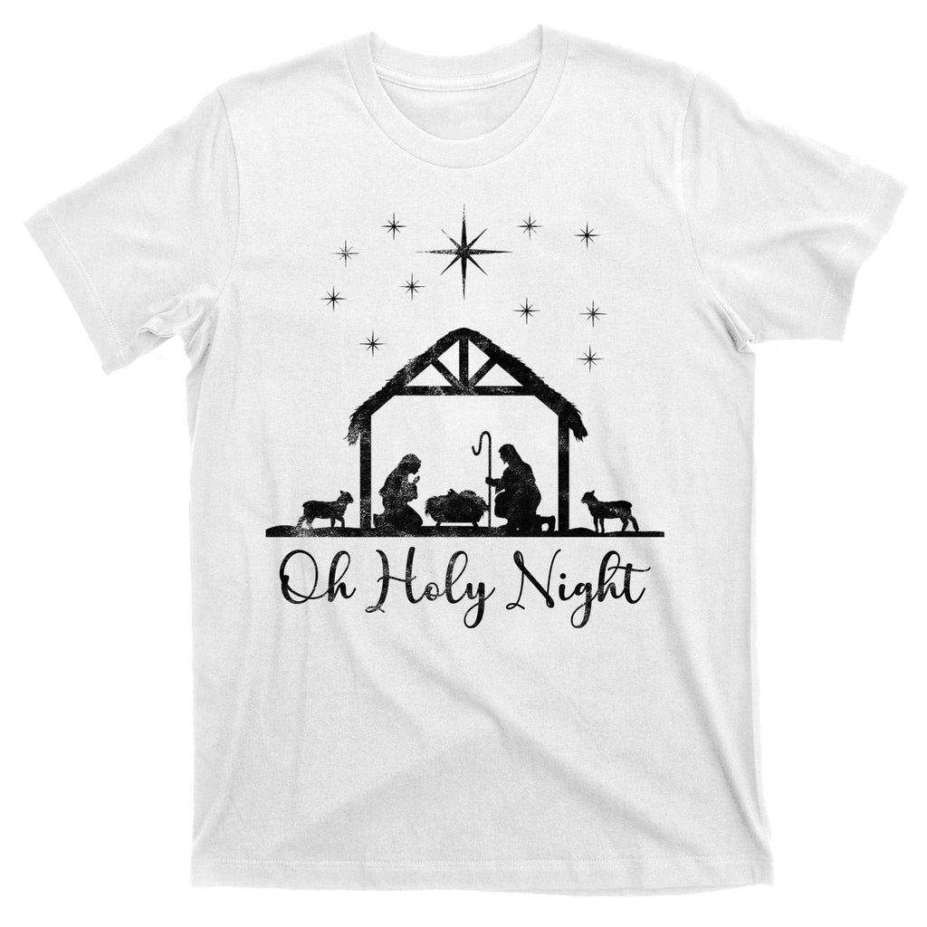 Oh Holy Night Jesus Stable In Bethlehem T-Shirt product image 11