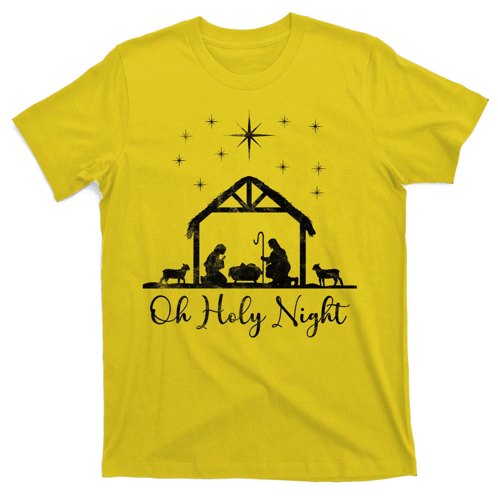 Oh Holy Night Jesus Stable In Bethlehem T-Shirt product image 3