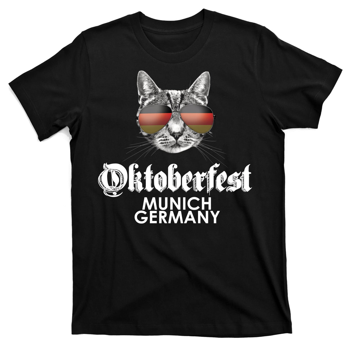 Oktoberfest Cat Munich Germany T-Shirt product image 7