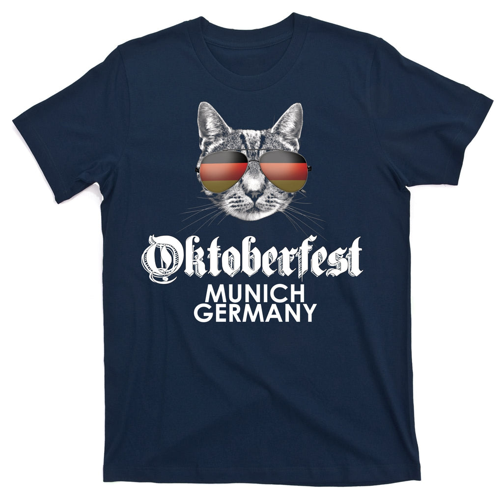 Oktoberfest Cat Munich Germany T-Shirt product image 1