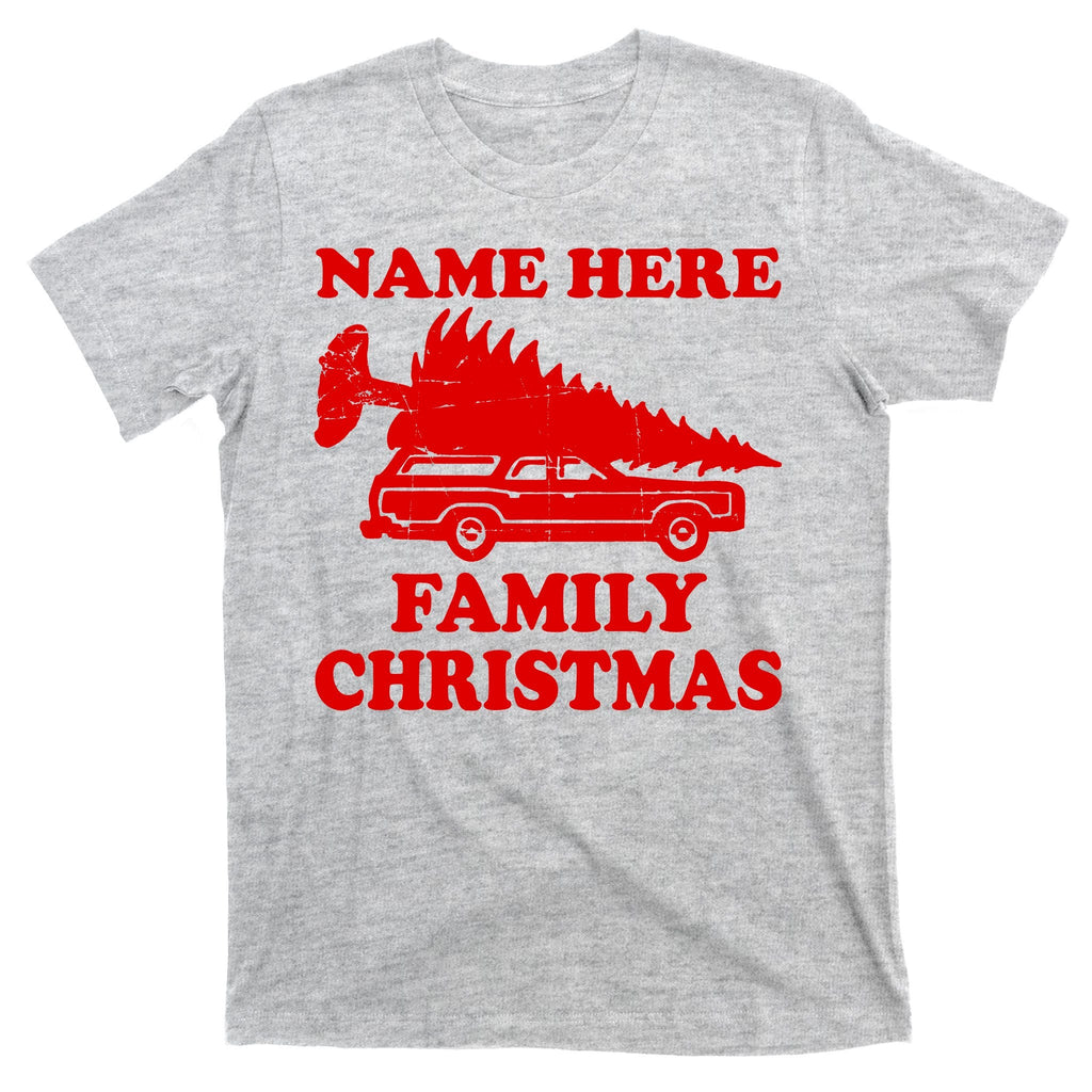 Personalize Family Christmas Custom T-Shirt product image 9