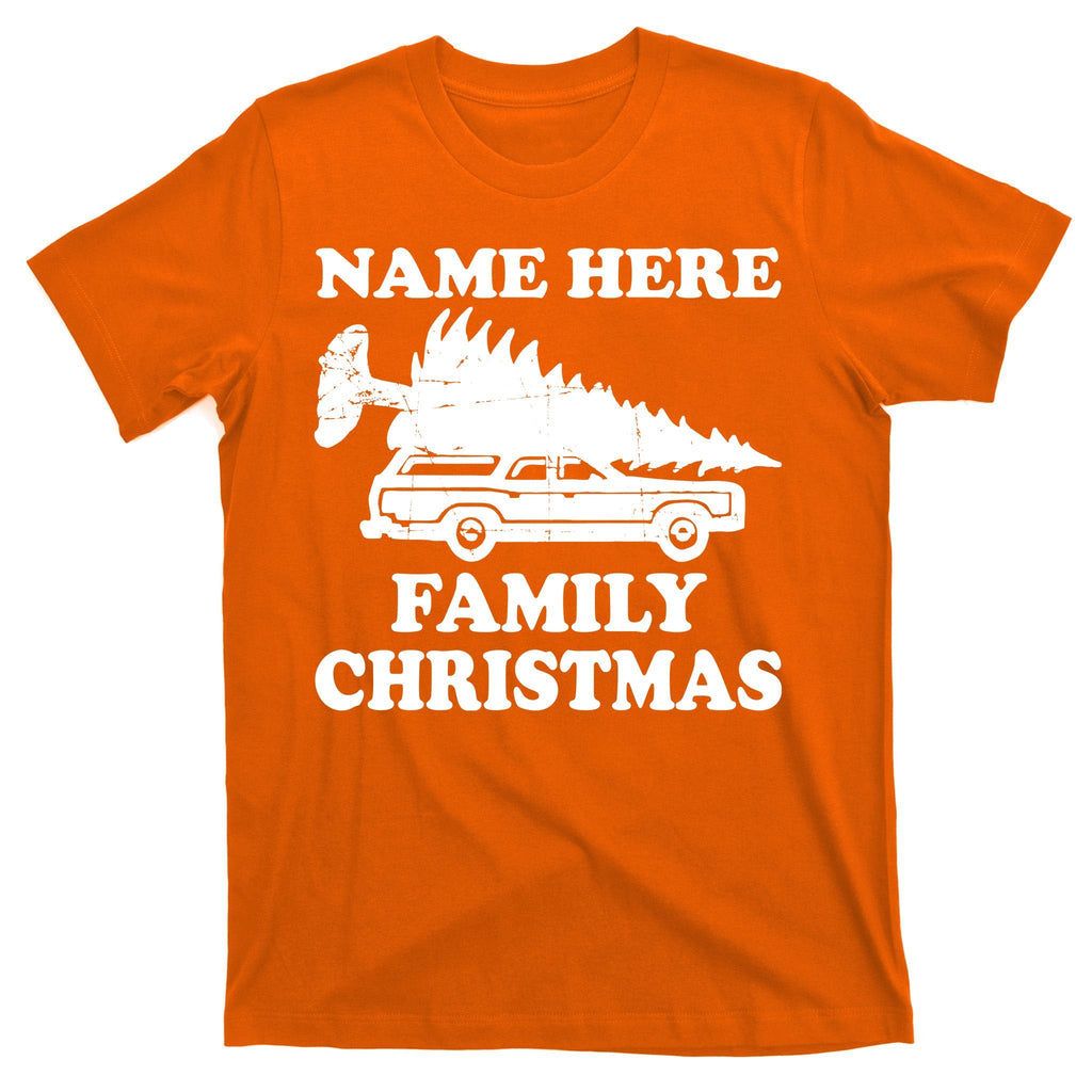 Personalize Family Christmas Custom T-Shirt product image 5