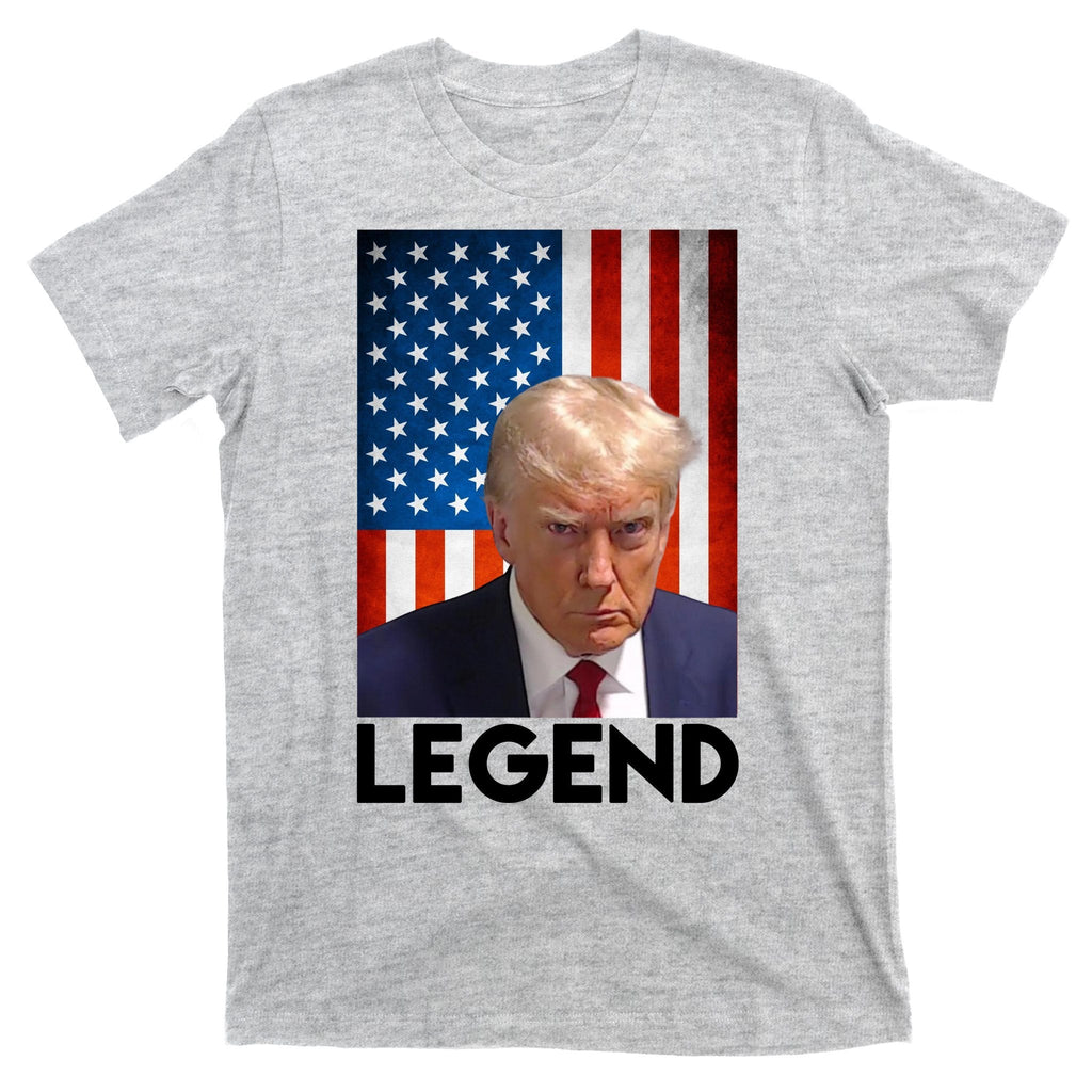 President Trump Legend American Flag T-Shirt product image 9