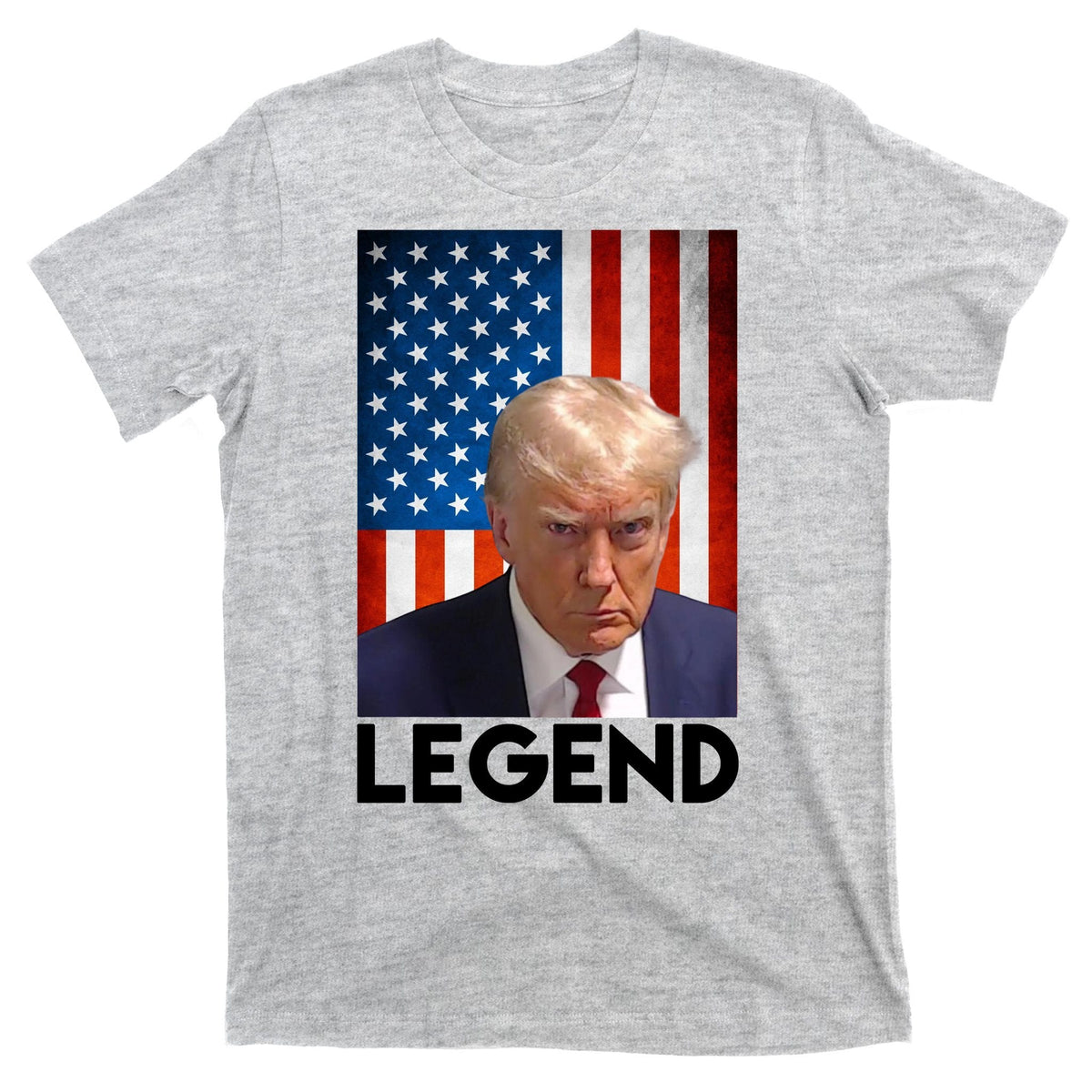 President Trump Legend American Flag T-Shirt product image 9