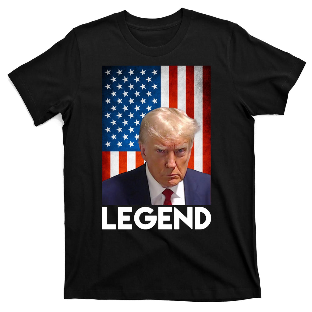 President Trump Legend American Flag T-Shirt product image 7