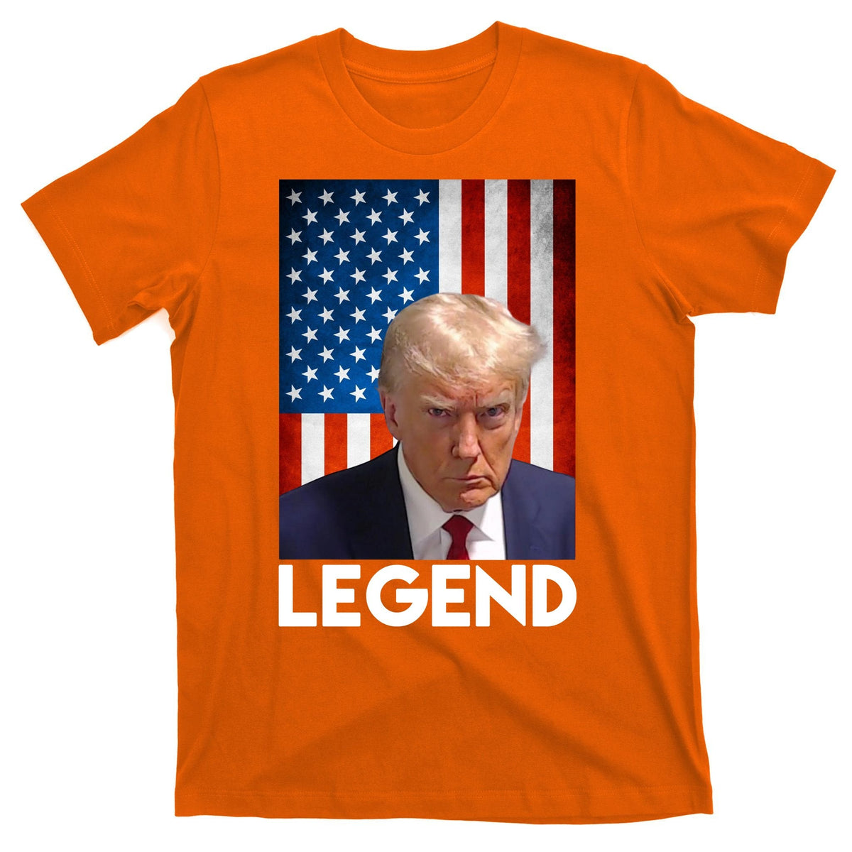 President Trump Legend American Flag T-Shirt product image 5