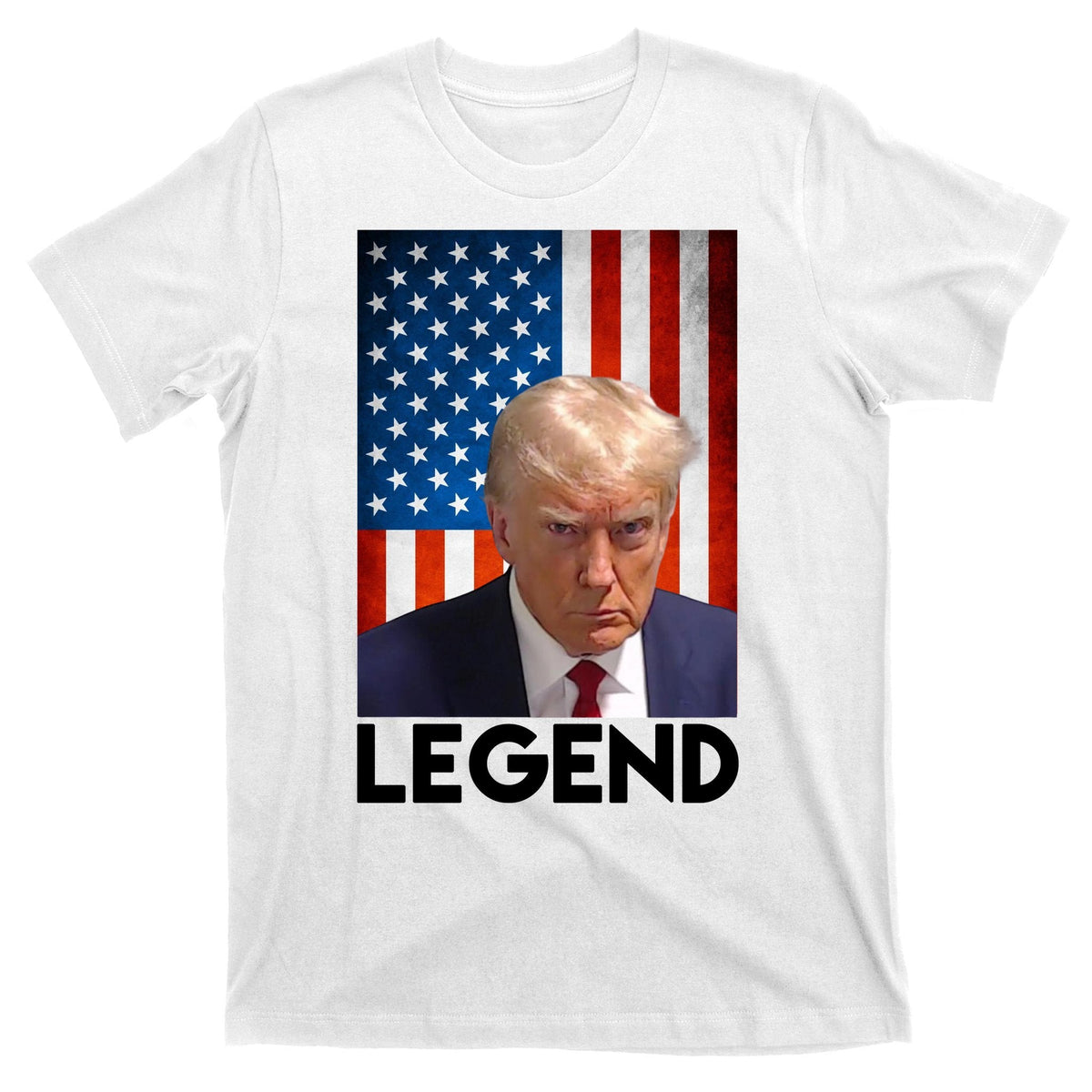 President Trump Legend American Flag T-Shirt product image 11