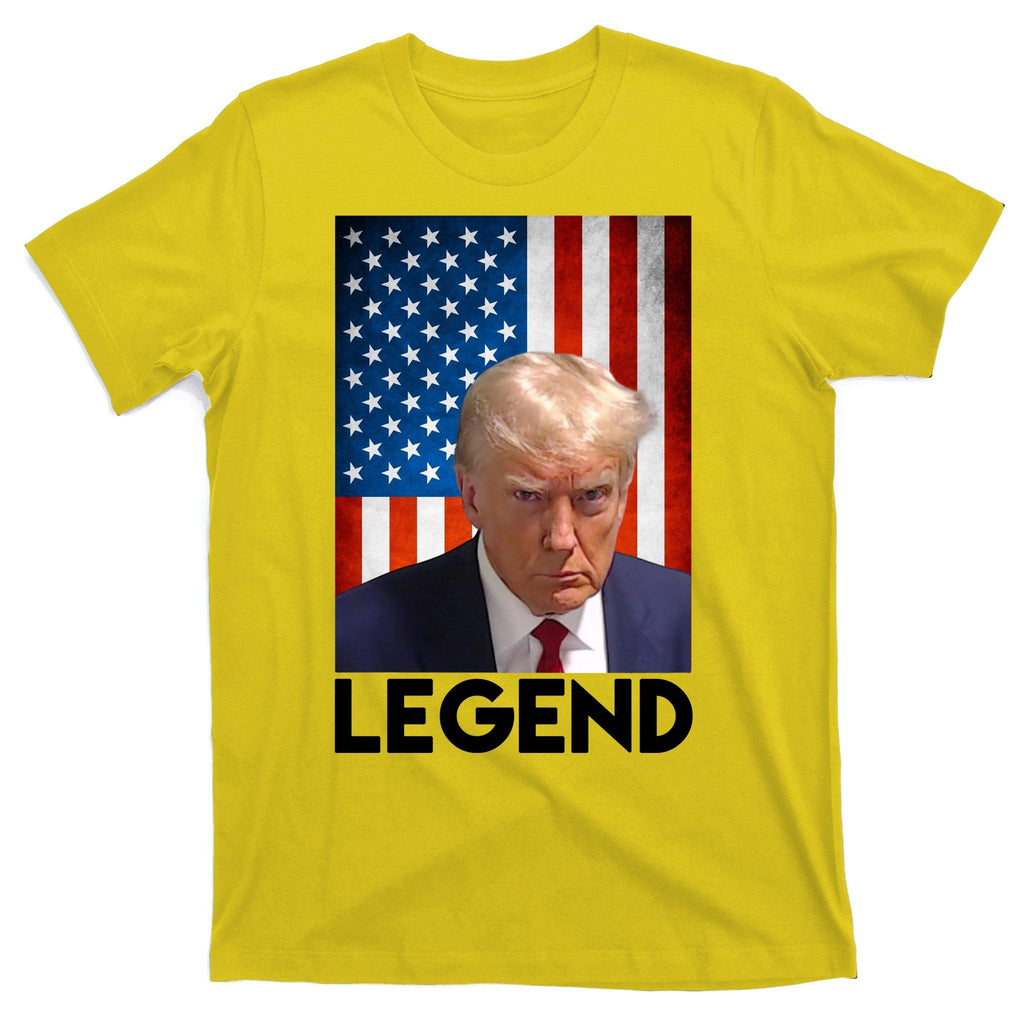 President Trump Legend American Flag T-Shirt product image 3