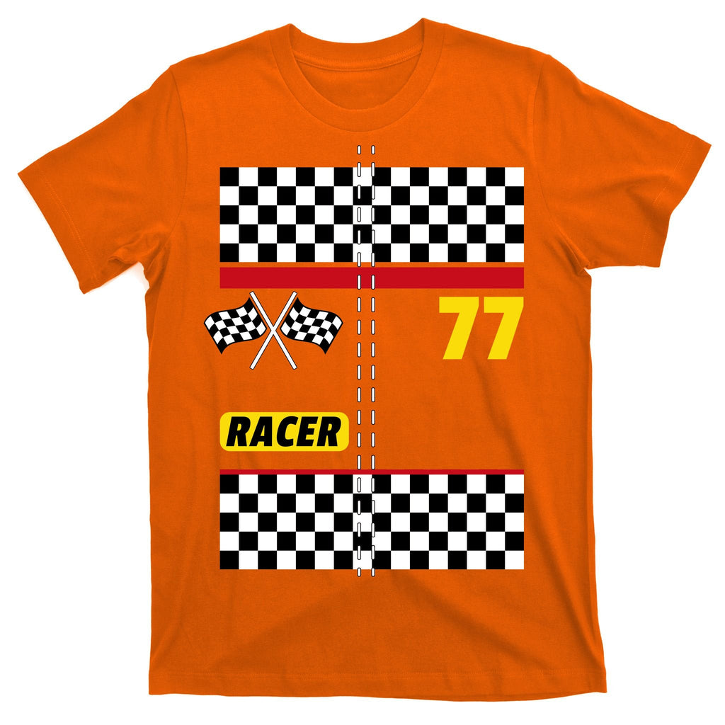 Race Car Driver Costume For Halloween T-Shirt product image 5