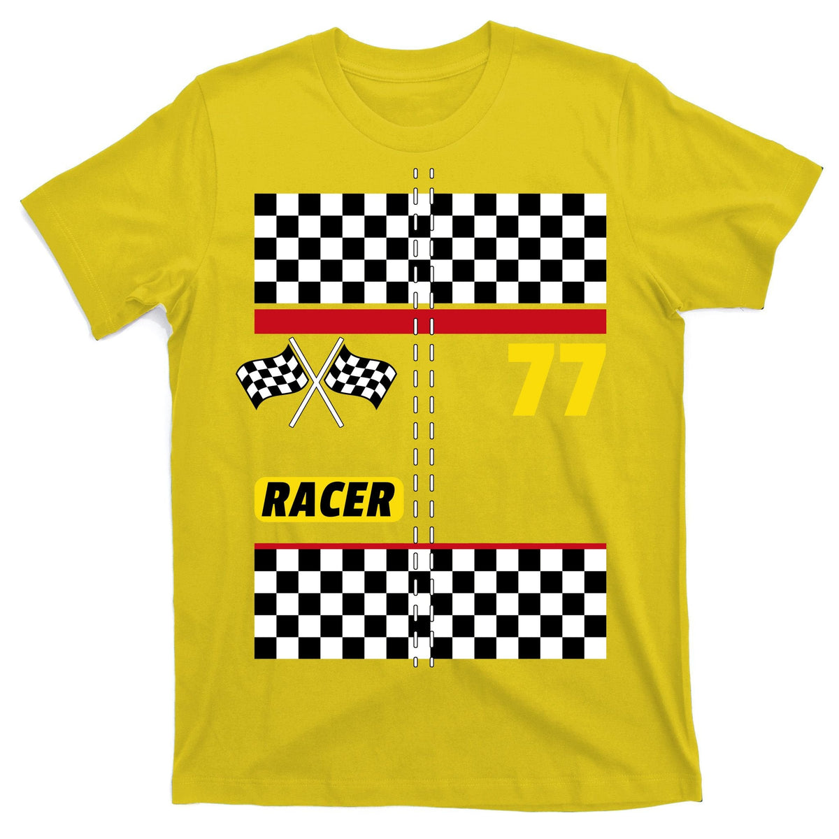 Race Car Driver Costume For Halloween T-Shirt product image 3