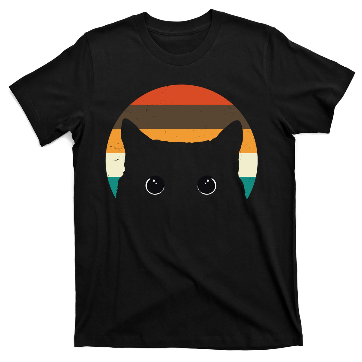 Retro Cat Eyes Vintage Sunset T-Shirt product image 7