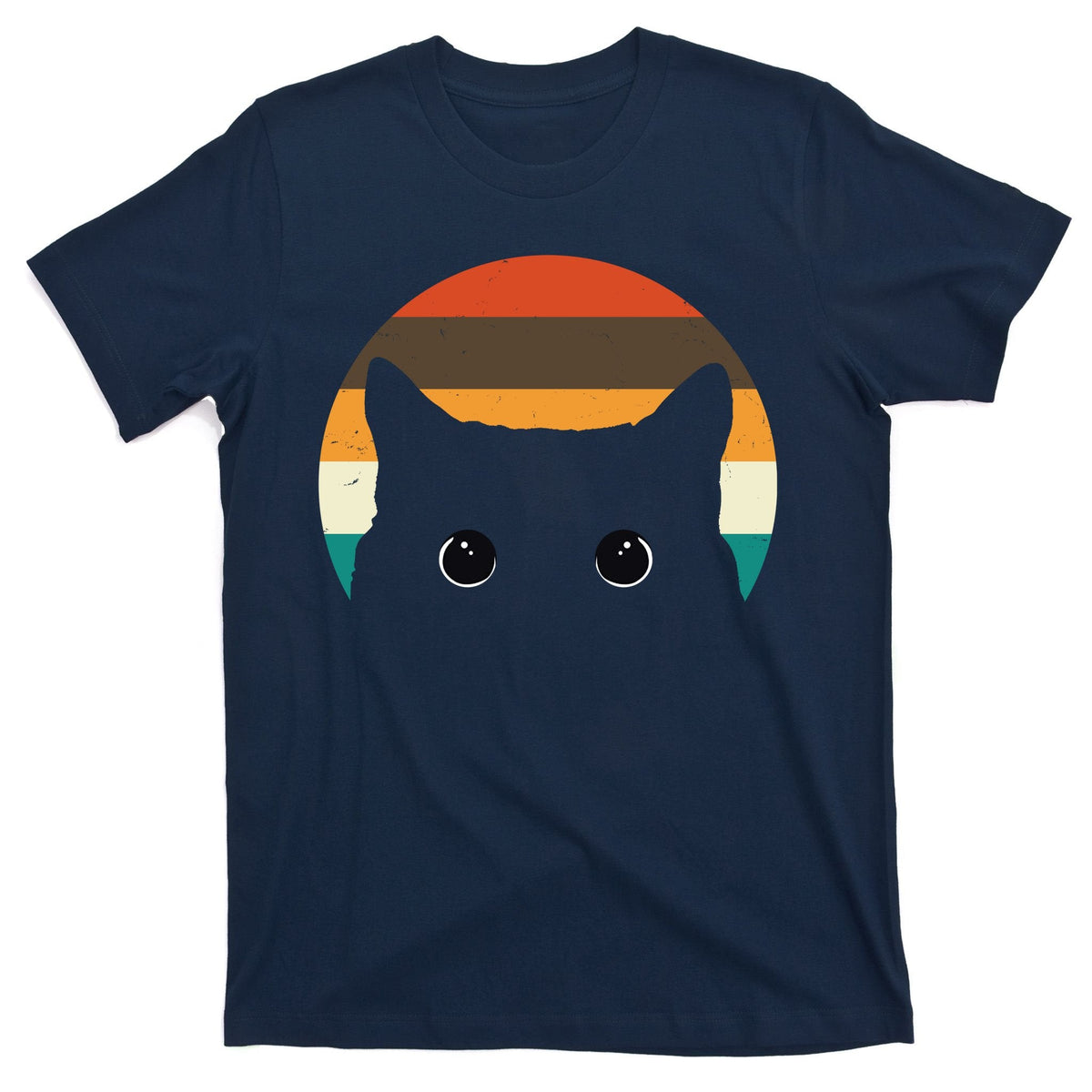Retro Cat Eyes Vintage Sunset T-Shirt product image 1