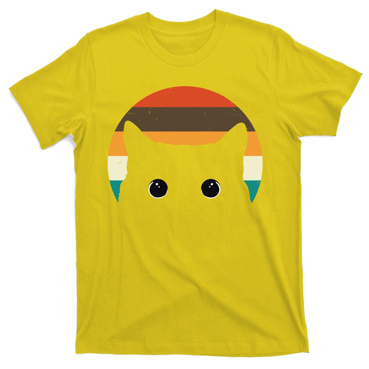 Retro Cat Eyes Vintage Sunset T-Shirt product image 3
