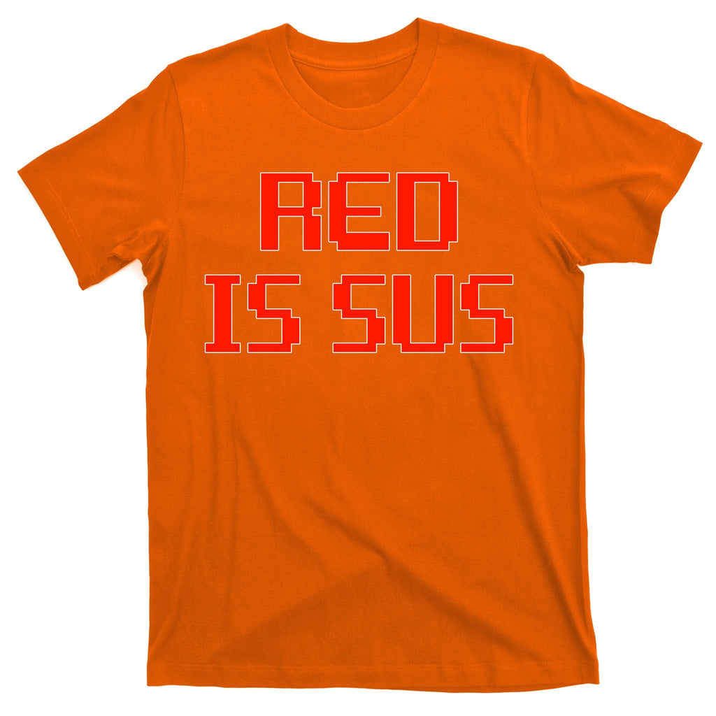 Red Is Sus Imposter Among Us T-Shirt product image 5