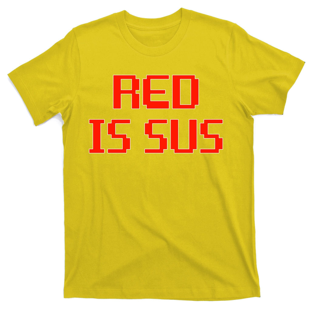 Red Is Sus Imposter Among Us T-Shirt product image 3