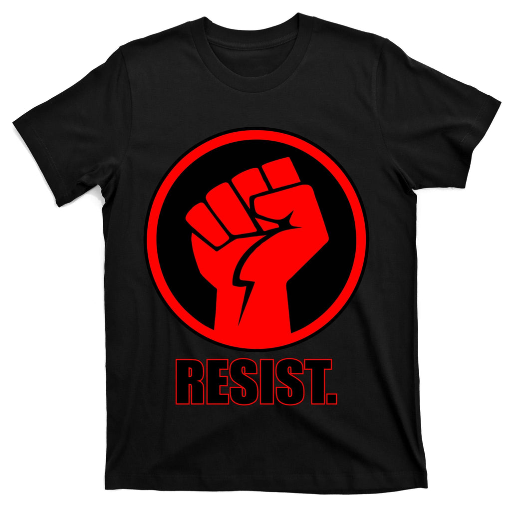 Resist Fist Circle Crest Resistance Anti Trump T-Shirt product image 7