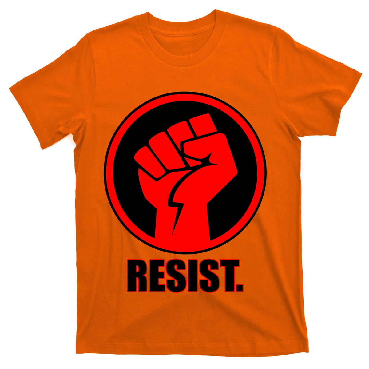 Resist Fist Circle Crest Resistance Anti Trump T-Shirt product image 5