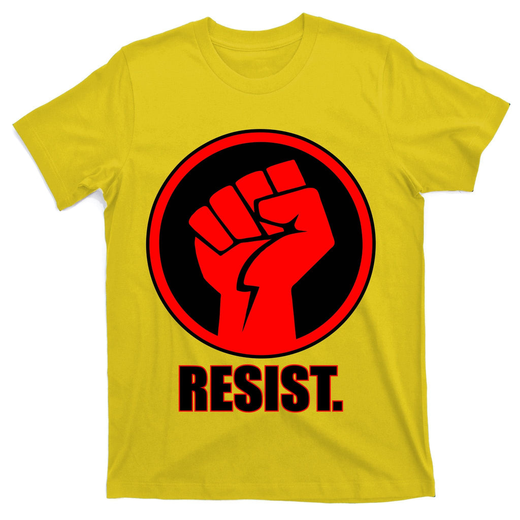 Resist Fist Circle Crest Resistance Anti Trump T-Shirt product image 3