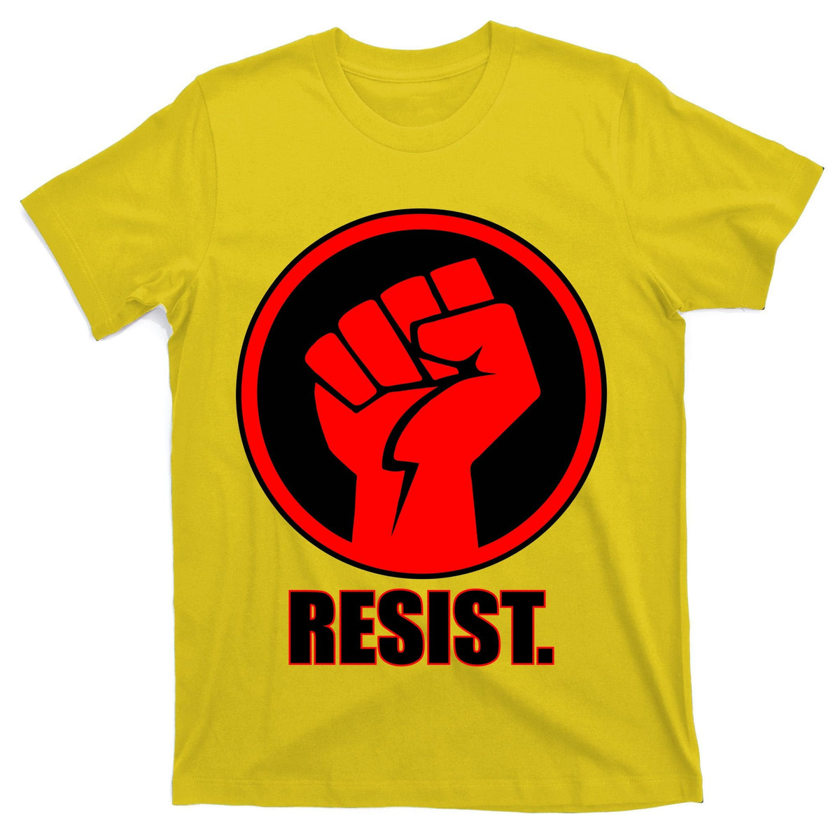 Resist Fist Circle Crest Resistance Anti Trump T-Shirt product image 3